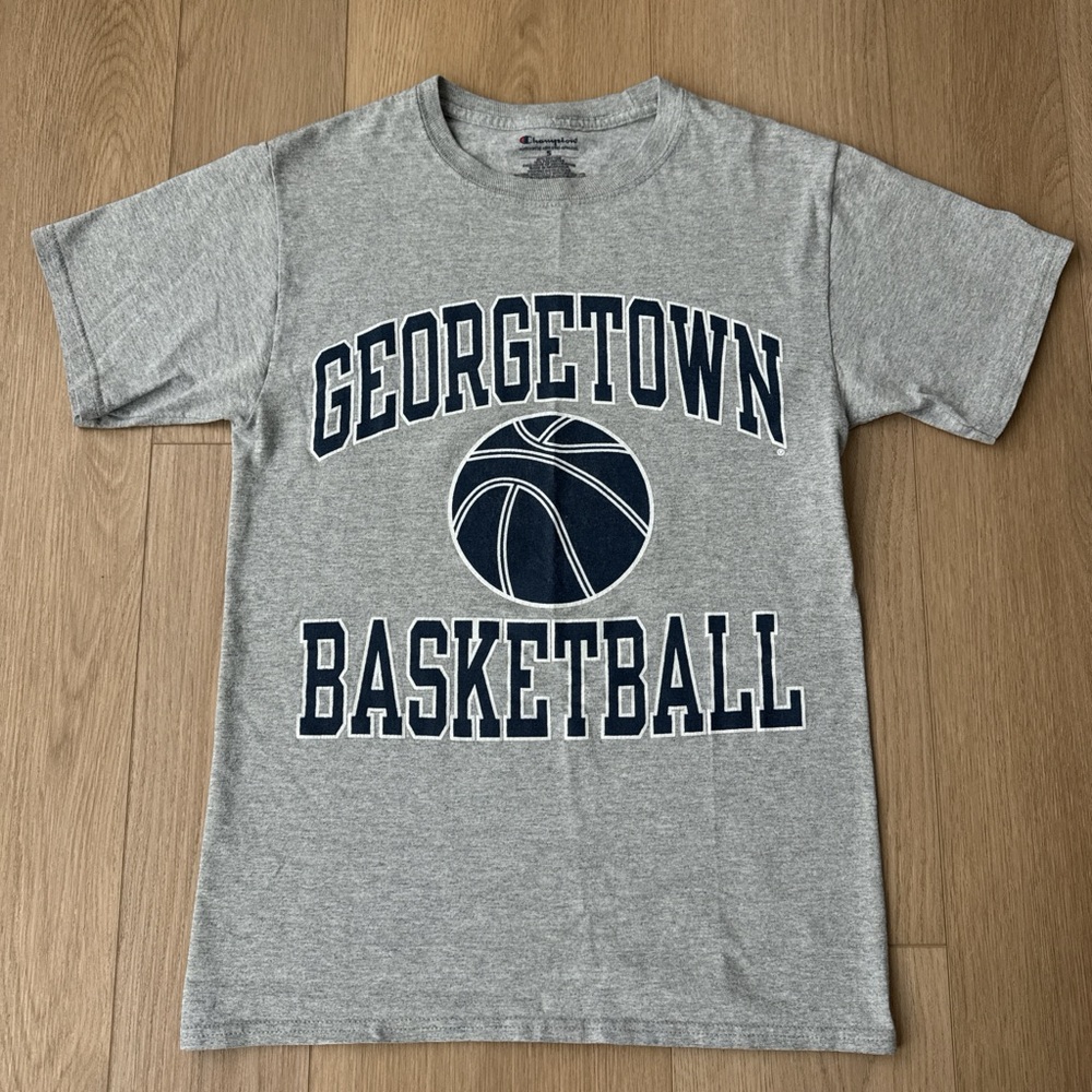 Georgetown Basketball Gray Tee
